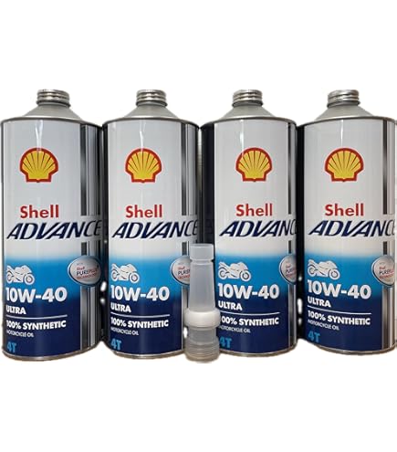 シェルアドバンスウルトラ 10w-40 5本セット Amazon | Shell ADVANCE Ultra 4T シェル アドバンス ウルトラ 10W40
